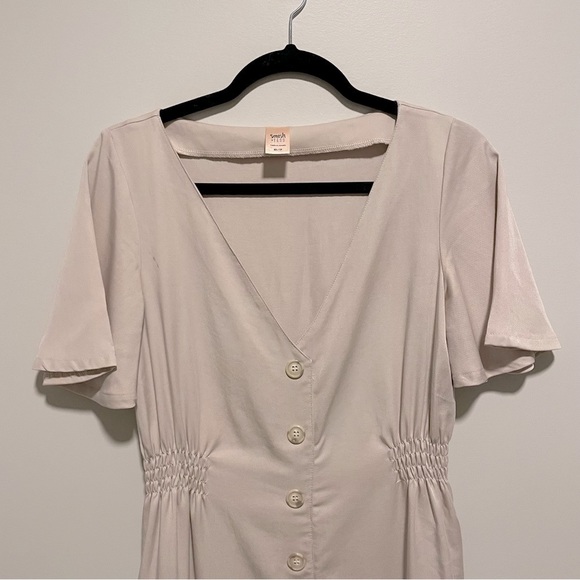 Smash + Tess The Jane Dress in Pearl (taupe) - Picture 4 of 6